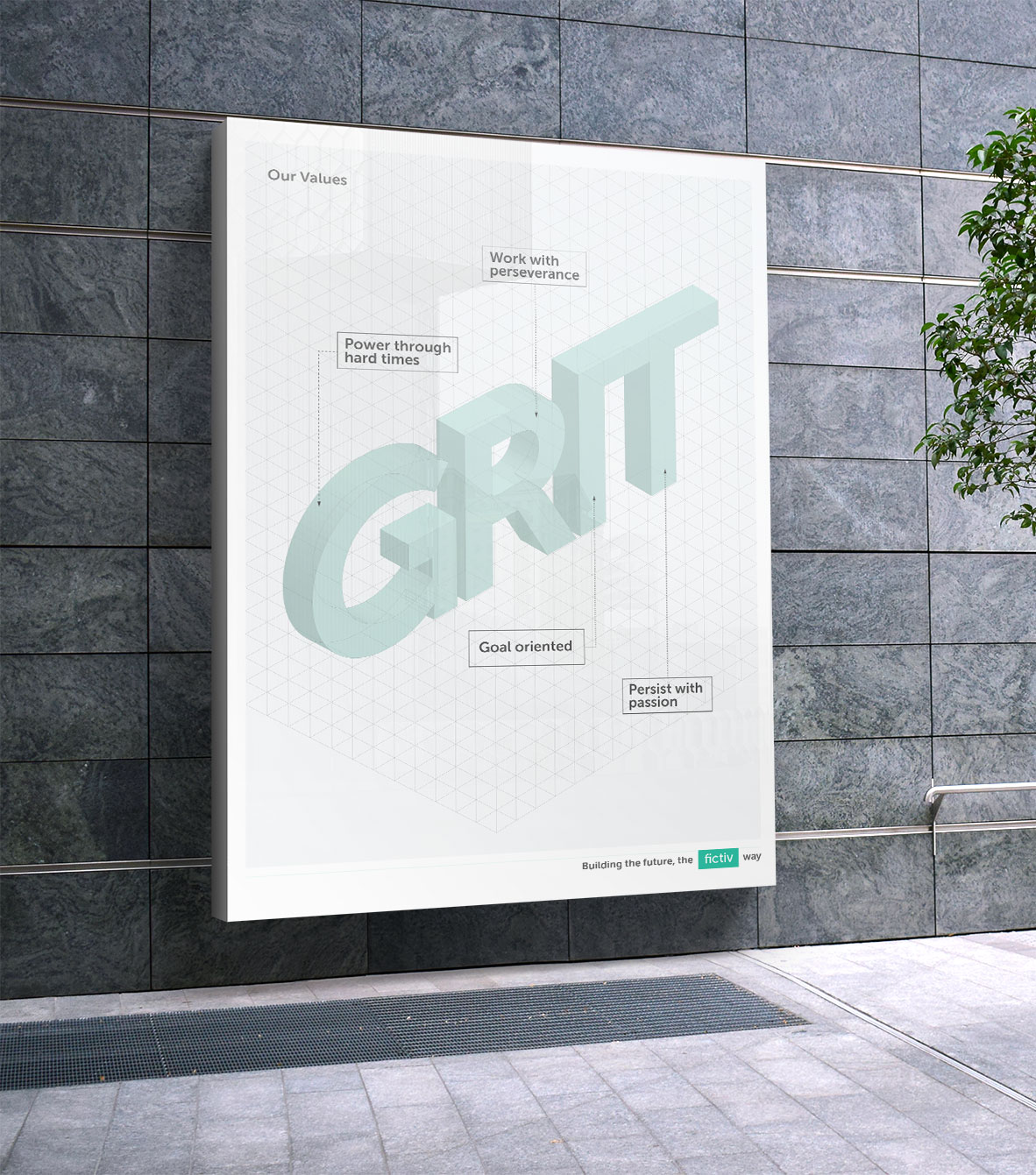 poster typography illustration